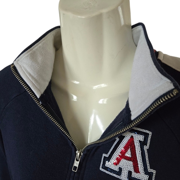 PINK Victoria's Secret Navy and White Pullover - Picture 5 of 8